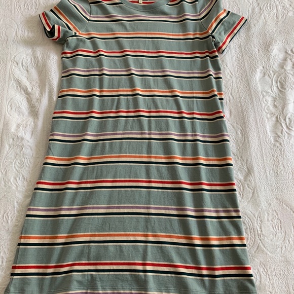 Madewell Tee Dress in Alchester Stripe - Picture 3 of 7